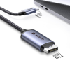 Кабель USB 3.1 Type-C на DisplayPort, 1m, 8K@60Hz Ugreen 25157