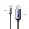 Кабель USB 3.1 Type-C на DisplayPort, 1m, 8K@60Hz Ugreen 25157