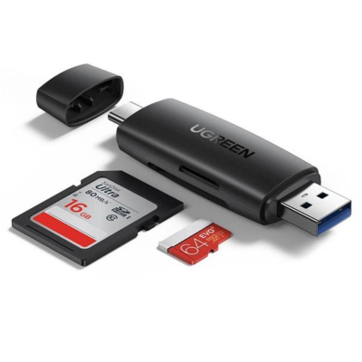 Картридер USB 3.0/USB-C, Ugreen 80191